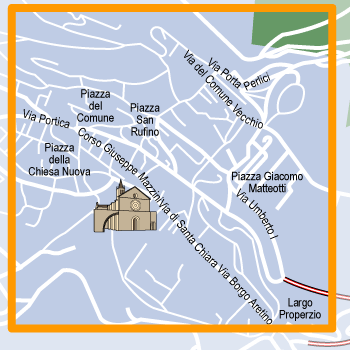 alberghi Assisi Basilica di Santa Chiara: hotel, pensioni, ostelli, appartamenti in affitto