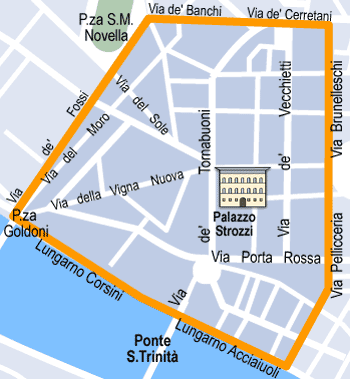 alberghi Firenze Palazzo Strozzi: hotel, pensioni, ostelli, appartamenti in affitto