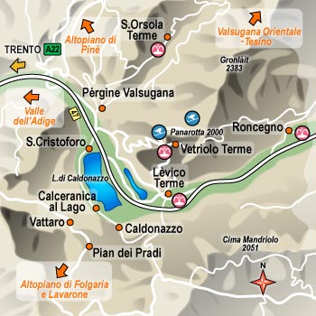 alberghi Levico Terme Alta Valsugana: hotel, pensioni, ostelli, appartamenti in affitto