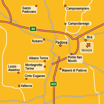 alberghi Camposampiero Dintorni di Padova: hotel, pensioni, ostelli, appartamenti in affitto